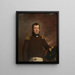 Jacob Jennings Brown - John Wesley Jarvis — indrammet kunstværk på væggen