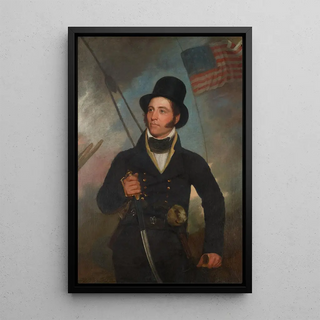 John Wesley Jarvis - Portrait of Captain Samuel Chester Reid.webp