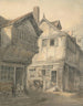 gamle huse i St. Albans - John Whichelo — visning af kunstværket