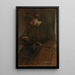 En arbejder - John White Alexander — indrammet kunstværk på væggen
