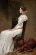 Mademoiselle Dorothy Quincy Roosevelt - John White Alexander — visning af kunstværket