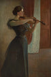 Portrait af Kathleen Cowan - John White Alexander — visning af kunstværket