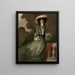 Portrait af fru John White Alexander - John White Alexander — indrammet kunstværk på væggen