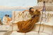 Une Prêtresse de Bacchus - John William Godward — visning af kunstværket