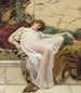 En siesta - John William Godward — visning af kunstværket