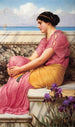 L'absence rend le cœur plus tendre - John William Godward — visning af kunstværket