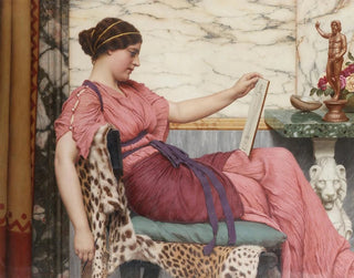 En amatør - John William Godward — visning af kunstværket
