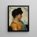 Une arkadisk skønhed - John William Godward — indrammet kunstværk på væggen