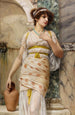 Ved fontænen - John William Godward — visning af kunstværket