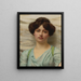 Carine - John William Godward — indrammet kunstværk på væggen