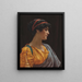 Cynthia - John William Godward — indrammet kunstværk på væggen