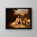 Giotto tegner efter naturen - John William Godward — indrammet kunstværk på væggen