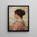 Marcella - John William Godward — indrammet kunstværk på væggen