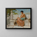 Rêverie - John William Godward — indrammet kunstværk på væggen