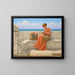 Chansons sans paroles - John William Godward — indrammet kunstværk på væggen