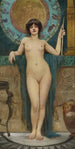 Studie af Campaspe - John William Godward — visning af kunstværket