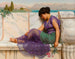 Sommerdrømme dovne maleri - John William Godward — visning af kunstværket