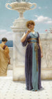 La Bague de fiançailles - John William Godward — visning af kunstværket