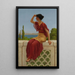 Le Signal - John William Godward — indrammet kunstværk på væggen