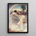 Ja eller Nej - John William Godward — indrammet kunstværk på væggen
