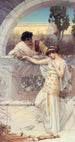 Ja eller Nej - John William Godward — visning af kunstværket