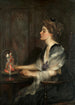 Portrait af Christiana Lily Macdonald - John William Schofield — visning af kunstværket