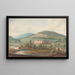 Vue d'un domaine - John William Upham — indrammet kunstværk på væggen