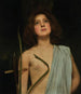 En ung helgen - John William Waterhouse — visning af kunstværket