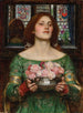 John William Waterhouse - Cueillez les boutons de rose pendant que c'est mai — visning af kunstværket
