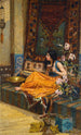 I haremet En odaliske - John William Waterhouse — visning af kunstværket