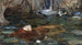 Studie for Nymfer, der finder Orfeus' hoved - John William Waterhouse — visning af kunstværket