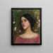 La tonnelle de roses - John William Waterhouse — indrammet kunstværk på væggen