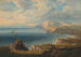 Promeneurs sur les falaises au-dessus de Freshwater Bay vus de l'est - John Wilson Carmichael — visning af kunstværket