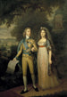 Gustave IV Adolf 1778-1837 Sveriges konge og Frederikke Dorothea Wilhelmine 1781-1826 Bade prinsesse, dronning af Sverige - Jonas Forsslund — visning af kunstværket