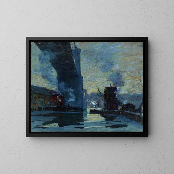 Le Pont - Jonas Lie — indrammet kunstværk på væggen