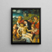Lamentation du Christ - Joos van Cleve — indrammet kunstværk på væggen
