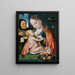 La Sainte Famille - Joos van Cleve — indrammet kunstværk på væggen