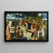 Triptyque med Sorgedigten - Joos van Cleve — indrammet kunstværk på væggen