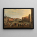 Le Licenciement des mercenaires Waardgelders au service du gouvernement municipal par le prince Maurits à Utrecht le 31 juillet 1618 - Joost Cornelisz Droochsloot — indrammet kunstværk på væggen
