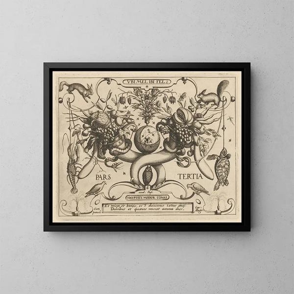 Archétypes et études du père Georgius Hoefnagel, Pl. 26 - Joris Hoefnagel | Reproduction — indrammet kunstværk på væggen
