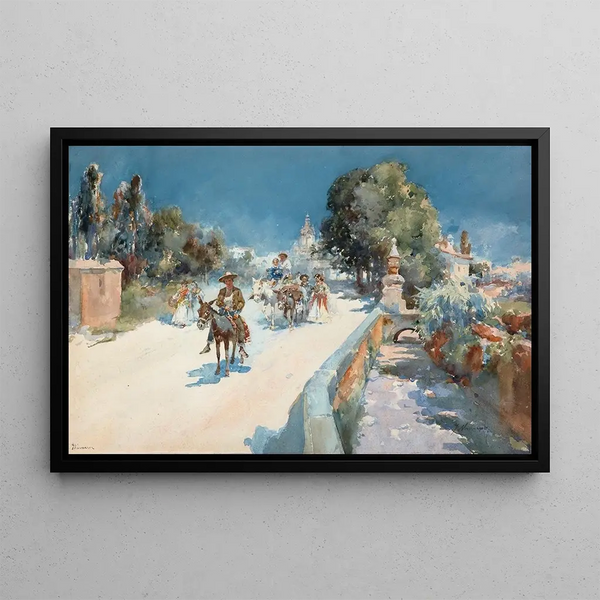 Jos Navarro y Llorens - Arriving in Town.webp