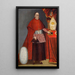 Bartholomé Fabro y Palacios, biskop af Huamanga - José Núñez de Sotomayor — indrammet kunstværk på væggen