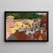 La Plage de San Sebastián - José Villegas Cordero — indrammet kunstværk på væggen