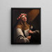 Sainte Rose de Lima - José del Pozo — indrammet kunstværk på væggen