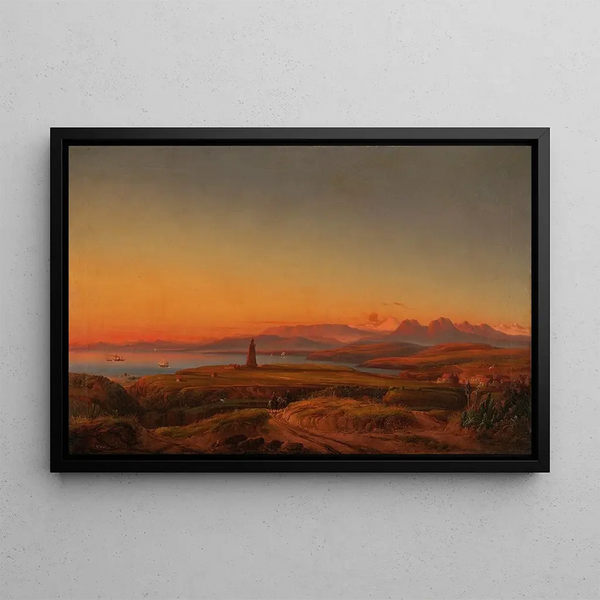 Josef Carl Berthold Pttner - Bay Near Valparaiso Chile.webp