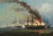 Helgoland-slaget den 9. maj 1864 - Josef Carl Berthold Püttner — visning af kunstværket
