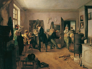 Josef Danhauser - Das Scholarenzimmer.webp