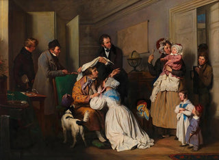 L'Ophtalmologue - Josef Danhauser — visning af kunstværket