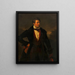 Franz Danhauser, kunstnerens yngste bror - Josef Danhauser — indrammet kunstværk på væggen