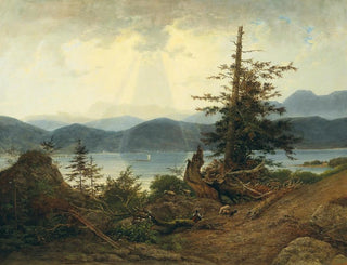 Scène à Attersee - Josef Feid — visning af kunstværket